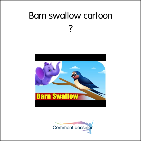 Barn swallow cartoon